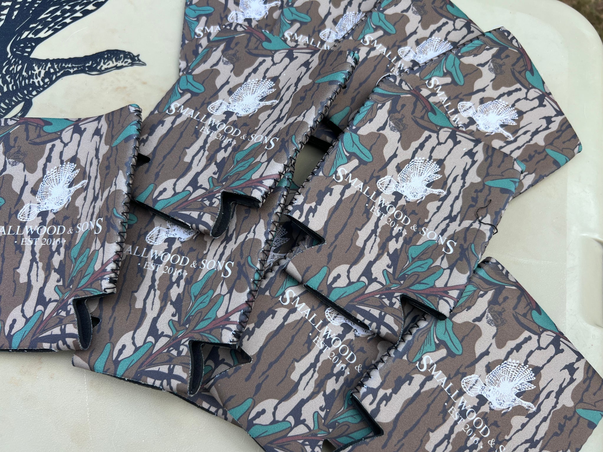 Mossy Oak Greenleaf Turkey Logo Neoprene Koozie – Smallwood & Sons