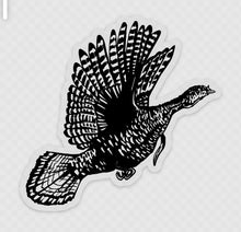 Load image into Gallery viewer, Turkey only decal. Black or white.
